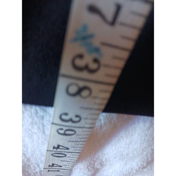 Tommy Hilfiger Scuba Crepe Bow Tie Fit & Flare Dress Blk & wht Size 10 - Picture 11 of 11